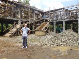 The construction of the new training centre!