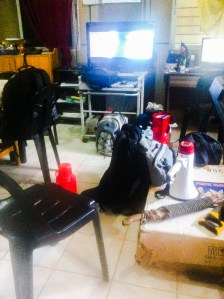 All packed - preparing to leave!