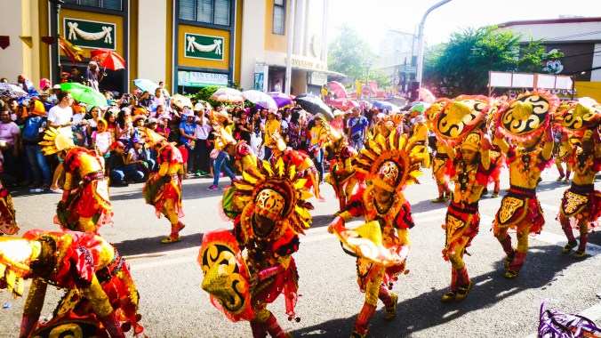 Although the Papal Mass in Manila netted a crowd of 6 million, some 2.5 million still turned out to watch the street dancing on the streets of Cebu.